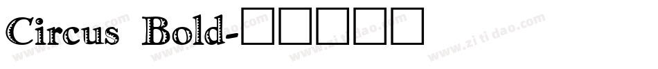 Circus Bold字体转换
